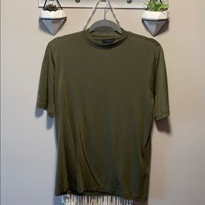 J. Crew short sleeve mock neck tee